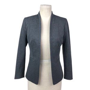 J. Crew 365 Going Out Blazer Jacket Gray Stretch Twill Academia Career Size 4